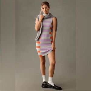 Daily Practice by Anthropologie Sleeveless Mock-Neck Sweater Dress Medium $119